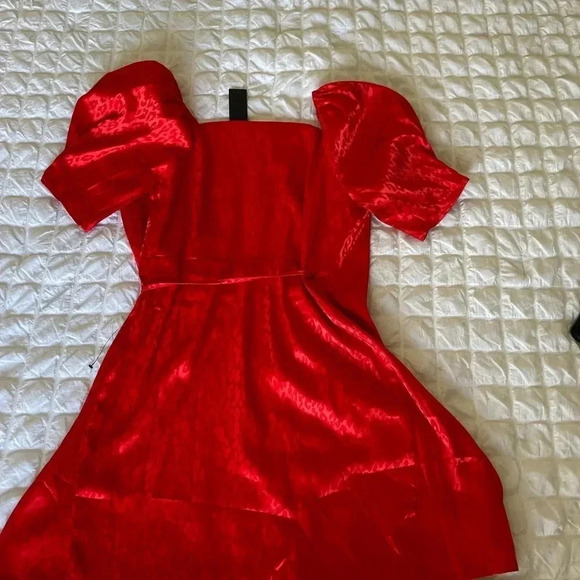 Lulus spectacular sights red leopard print wrap dress - Picture 12 of 13